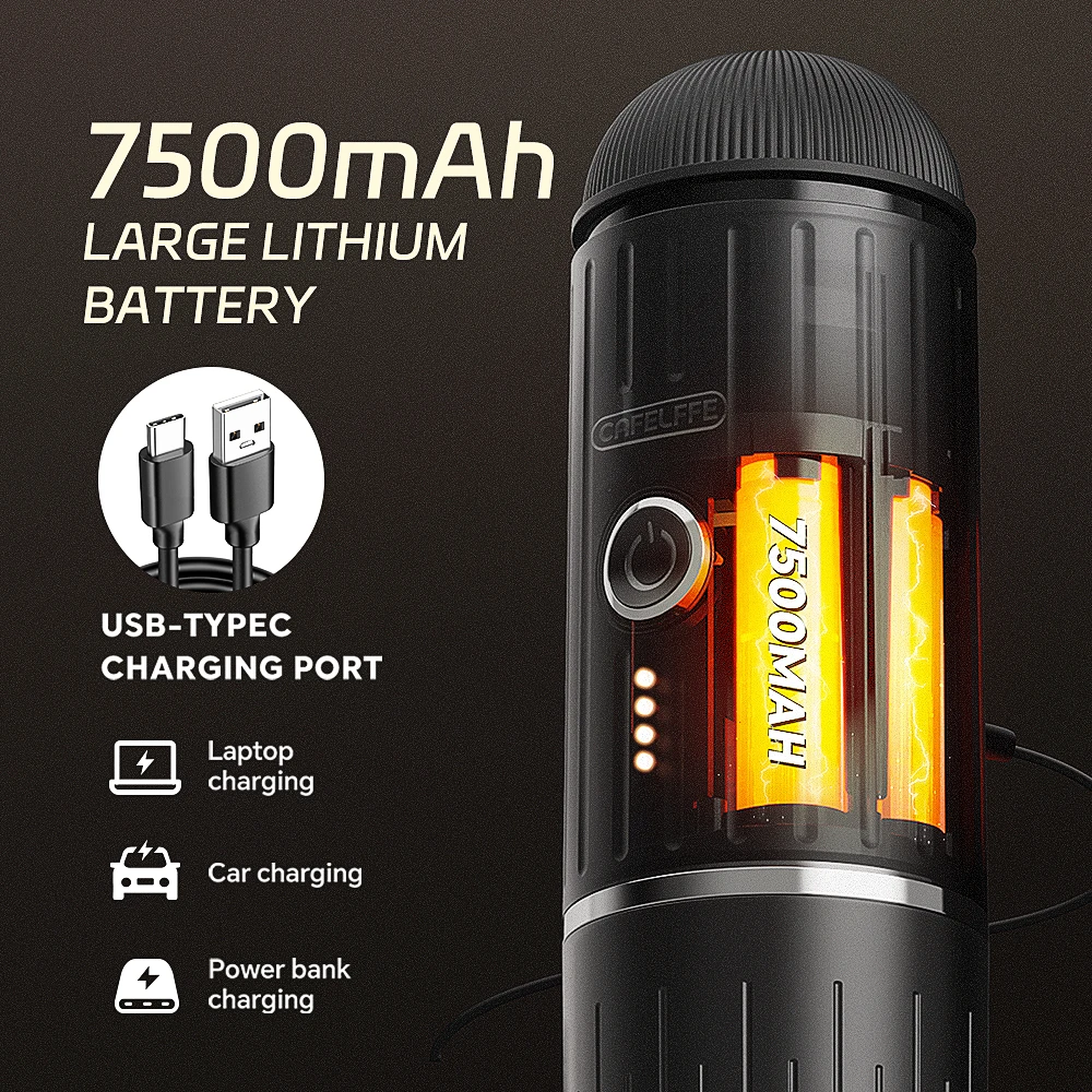 Портативная Уличная Беспроводная Электрическая Кофеварка Для Эспрессо Cafelffe Me2218