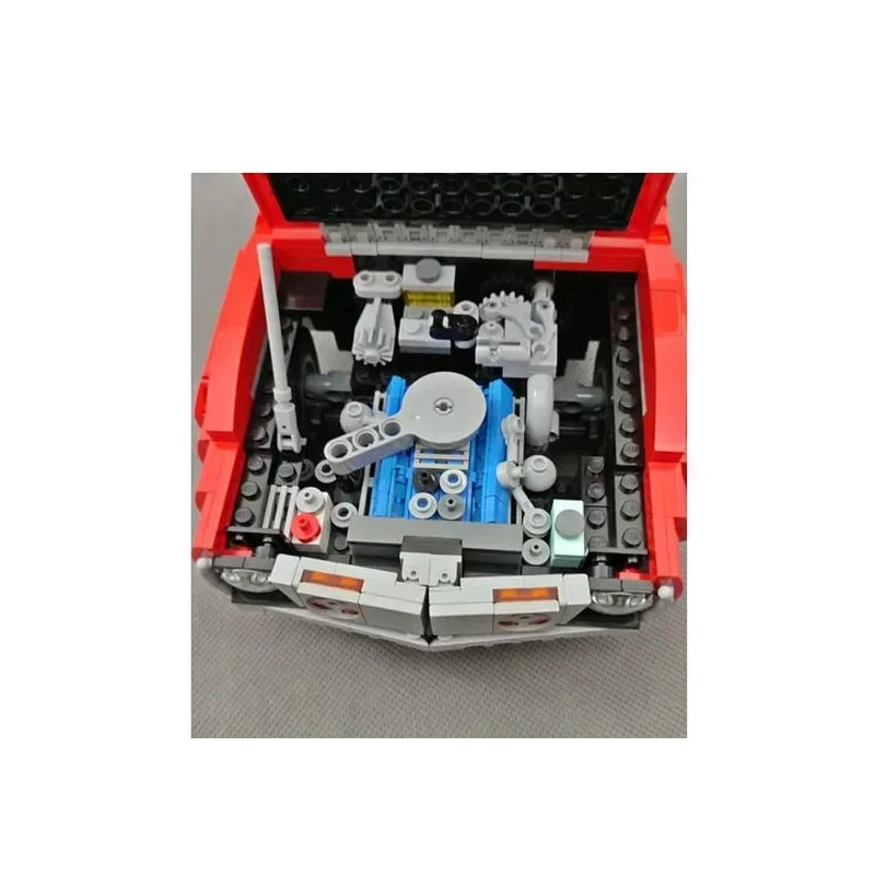 MOC- 155061 Красный новый суперкар в сборе строительный блок модель1492 детали