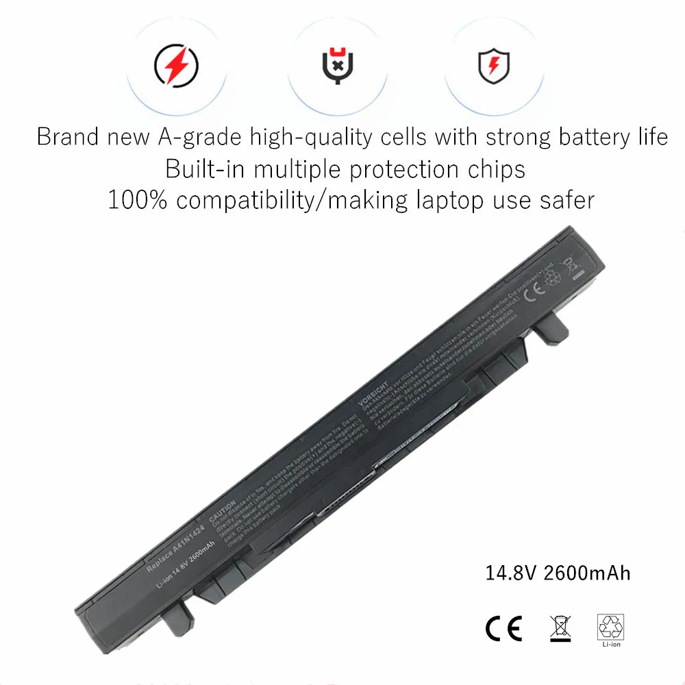 Фото A41N1424 Аккумулятор для ноутбука Asus Rog GL552 GL552V GL552J ZX50 ZX50J ZX50V FX-PRO FX-PLUS ZX50VW №2
