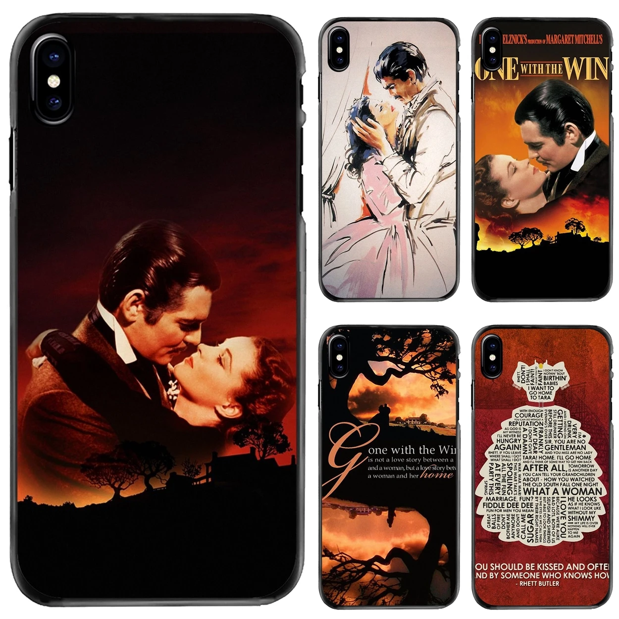 

Hard Phone Cover Case For Apple iPhone 11 12 13 14 Pro MAX Mini 5 5S SE 6 6S 7 8 Plus 10 X XR XS Vivien Leigh Gone With The Wind