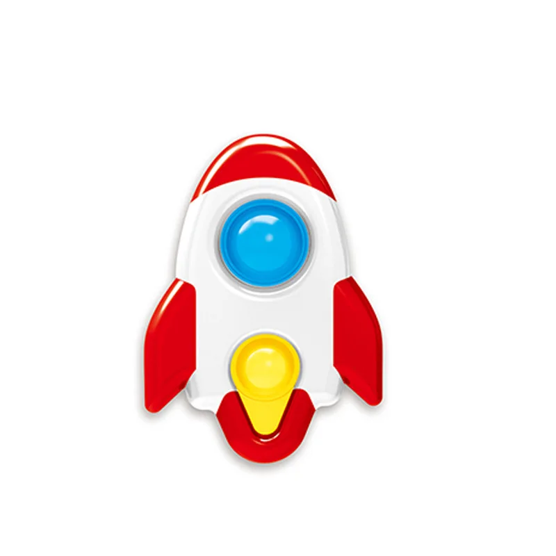 New Finger Bubble Mini Rocket Children's Fidget Relief Toys enlarge