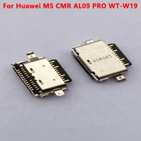 1 10pcs type c jack usb connector socket charging port power plug repair parts for huawei m5 cmr al09 pro wt w19