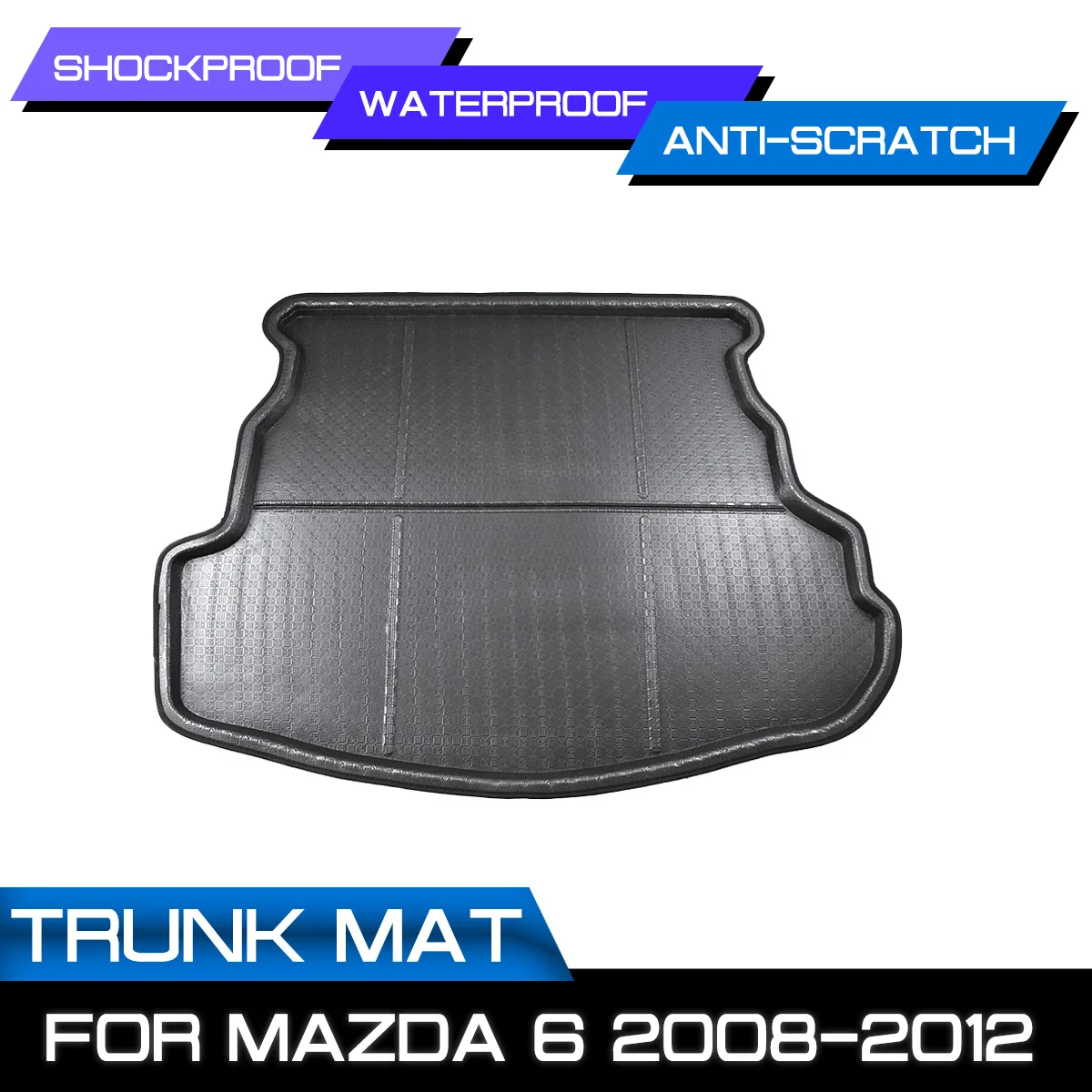 

Car Rear Trunk Boot Mat Waterproof Floor Mats Carpet Anti Mud Tray Cargo Liner For Mazda 6 2008 2009 2010 2011 2012