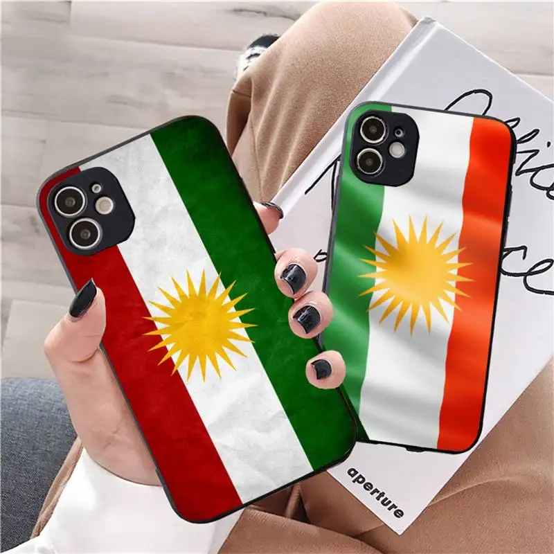 

Kurdistan Autonomous Region flag Phone Case For iphone 12 11 13 7 8 6 s plus x xs xr pro max mini shell