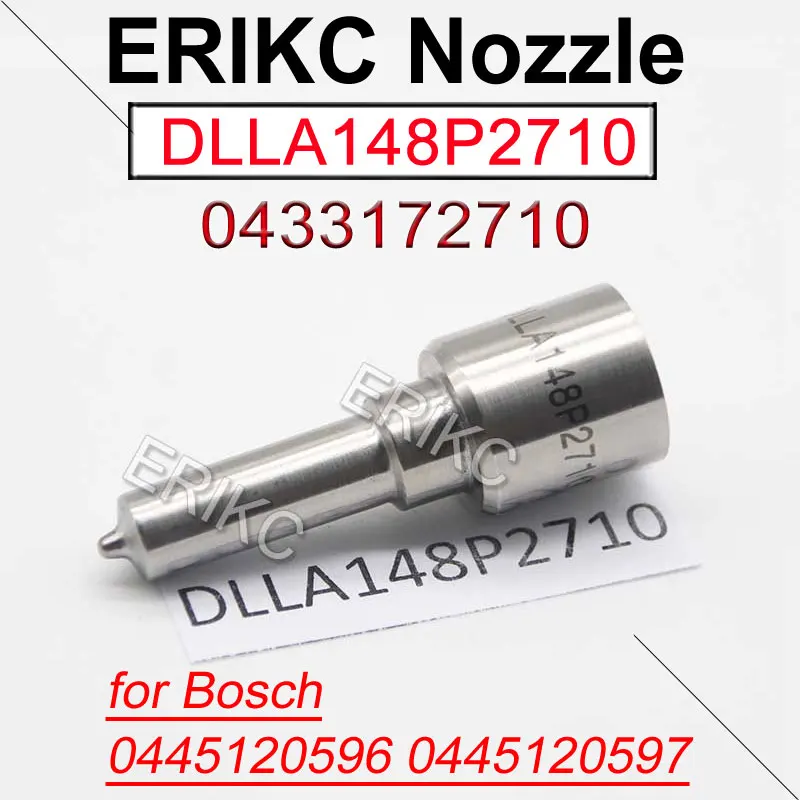 DLLA148P2710 Форсунка для впрыска с общей топливной магистралью 0433172710, наконечник форсунки топлива DLLA 148 P 2710 для Bosch 0445120596 0445120597
