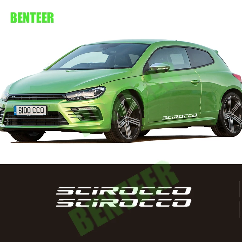 

Наклейка на кузов автомобиля Volkswagen Scirocco, 2 шт., автомобильные аксессуары
