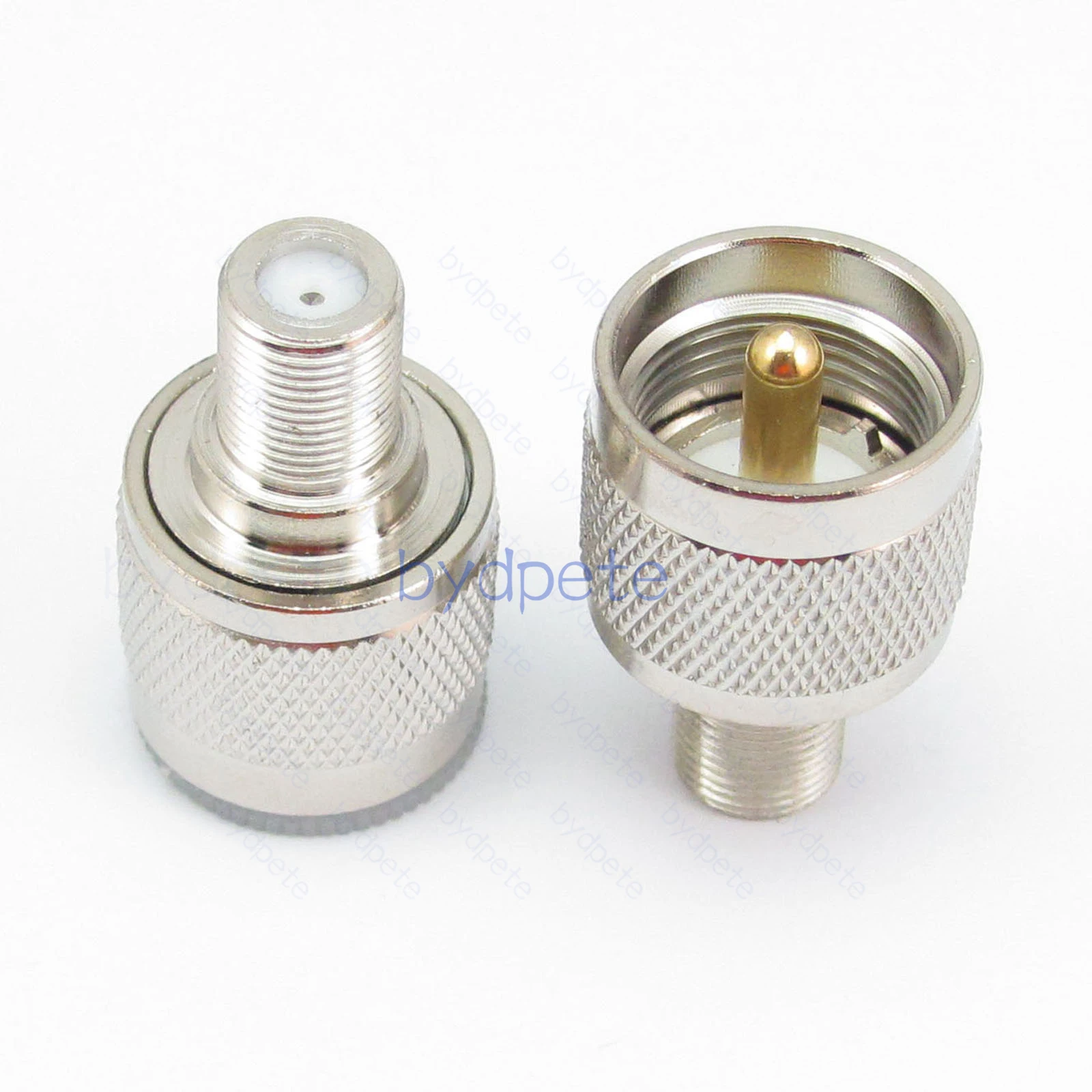 Купи F Female Jack to UHF Male Plug PL-259 PL259 Straight Connector Converter Adapter Tanger за 165 рублей в магазине AliExpress