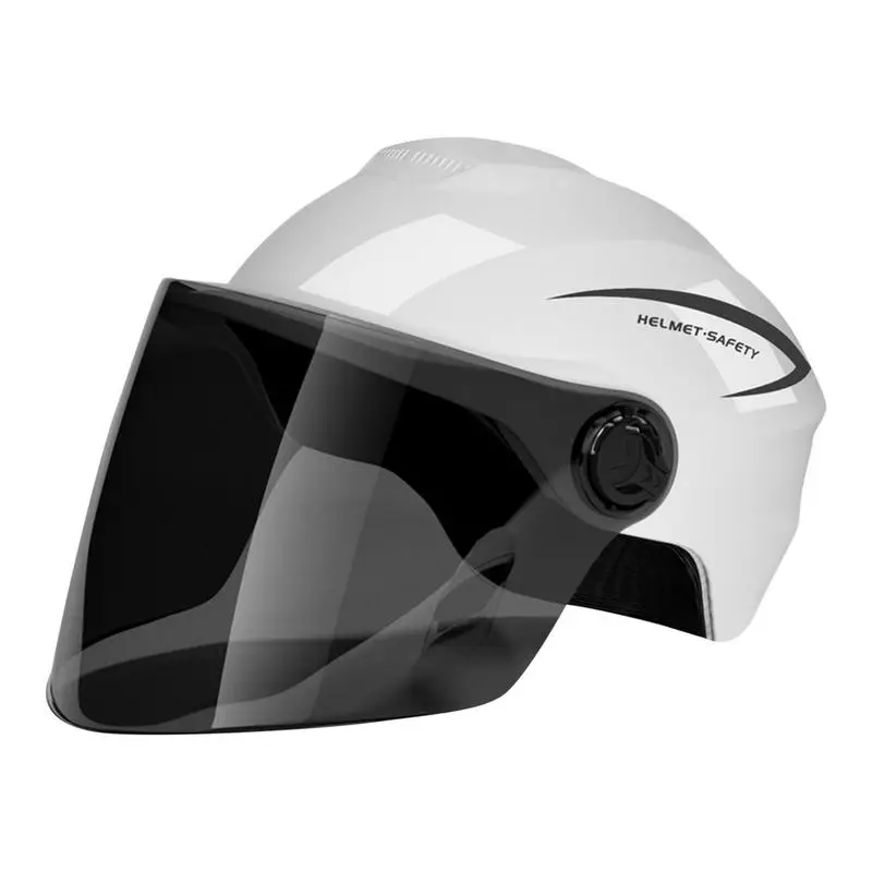 

Мотоциклетные шлемы с открытым лицом для скутера, мотоциклетные шлемы, дышащие защитные шлемы для мужчин и женщин, Всесезонная одежда