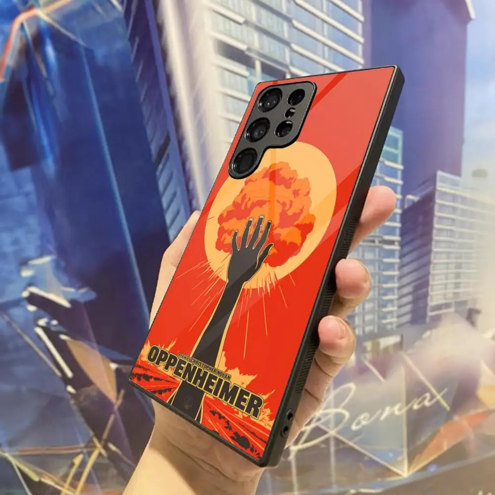 Чехол Oppenheimer для Samsung Galaxy S30 S23 S21 S22 S20 S10E S9 Note 20 10 Pro Ultra Plus стеклянная задняя крышка