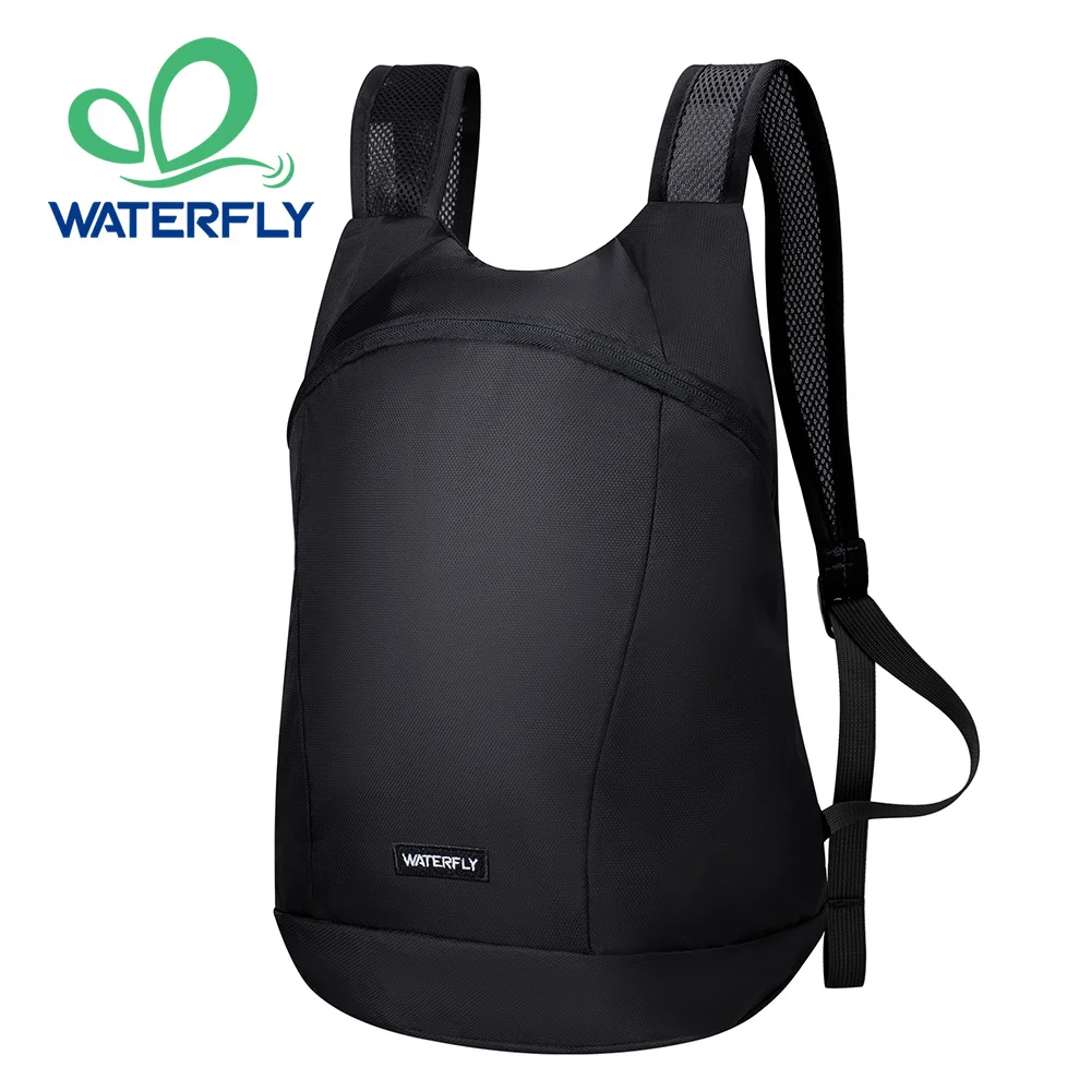 Фото Складной легкий походный рюкзак WATERFLY, 15 л, компактный дорожный рюкзак для мужчин и женщин, сверхлегкая тонкая повседневная сумка для дневного отдыха №1