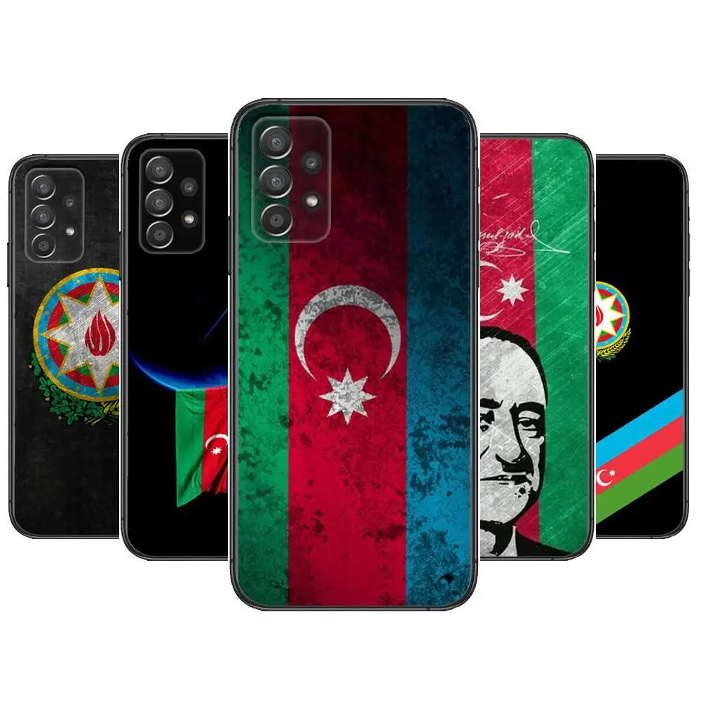 

Azerbaijan buta flag Phone Case Hull For Samsung Galaxy A70 A50 A51 A71 A52 A40 A30 A31 A90 A20E 5G a20s Black Shell Art Cell Co