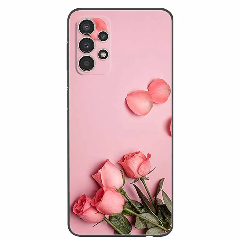 Для Samsung A13 A137F Чехол Мягкий силиконовый чехол для телефона Cute Cats из ТПУ Galaxy 4G Cover Capa