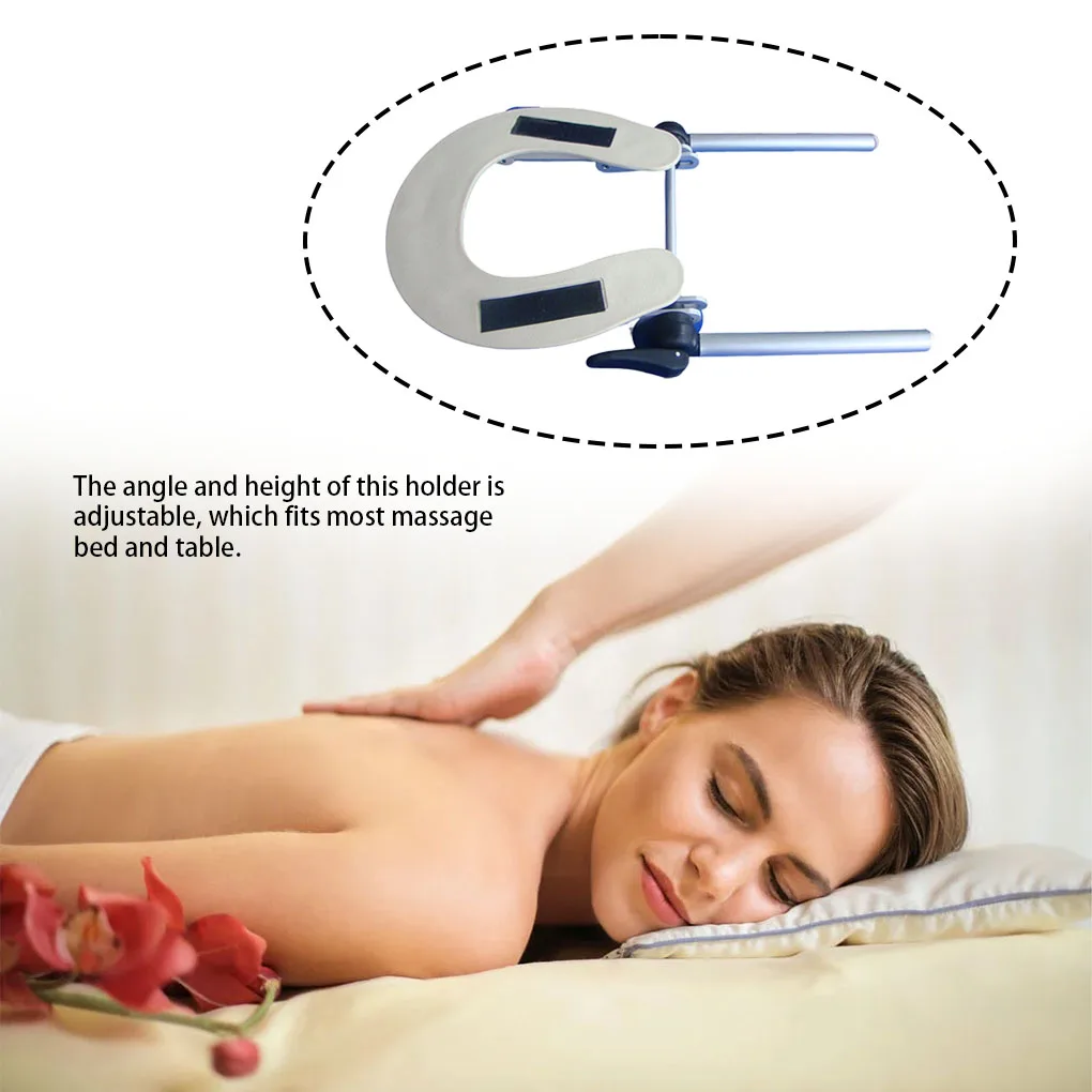 

Massage Table Face Cradle Replacement Adjustable Tilt Holder Head Rest Support Salon Chair Bracket Home Supplies Care