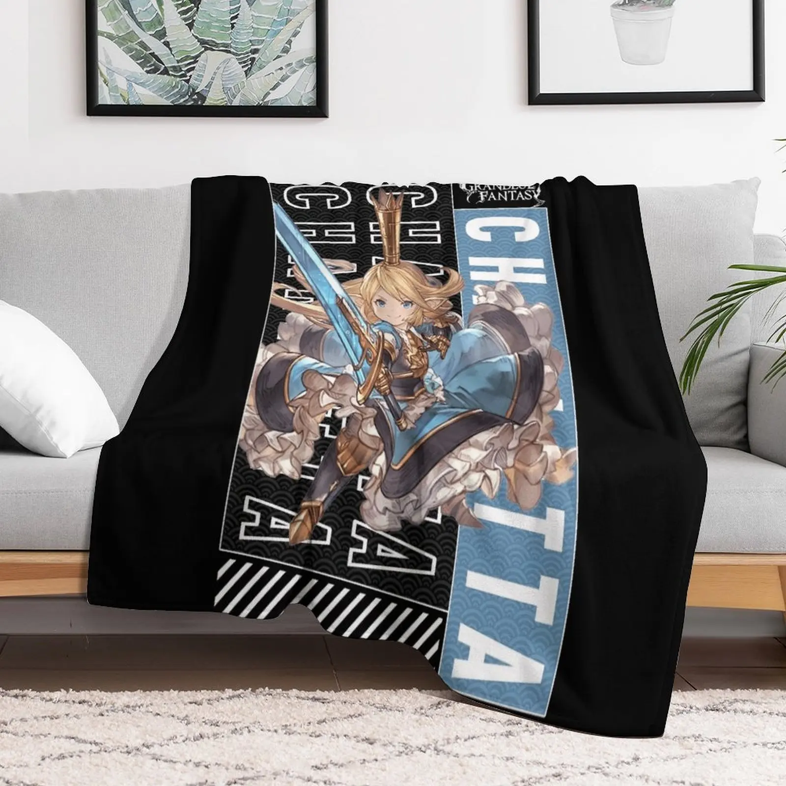 Шарлотта | Гранблу Фэнтези анимационное одеяло для младенцев туристические