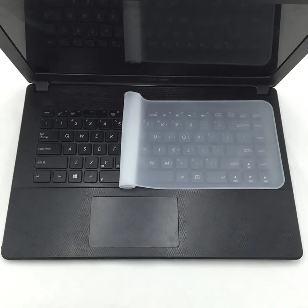

Keyboard Cover Ultra-thin Good Feeling Silicone Universal Keyboard Film for Laptop