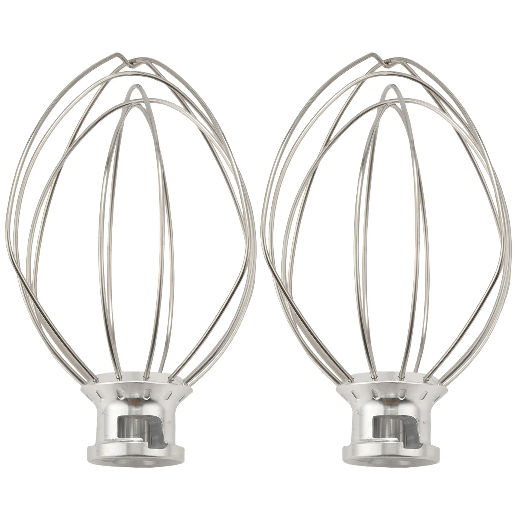 

2 Pack Stainless Steel Wire Whip Mixer Attachment for K45WW Flour Cake Balloon Whisk Egg Cream Stirrer