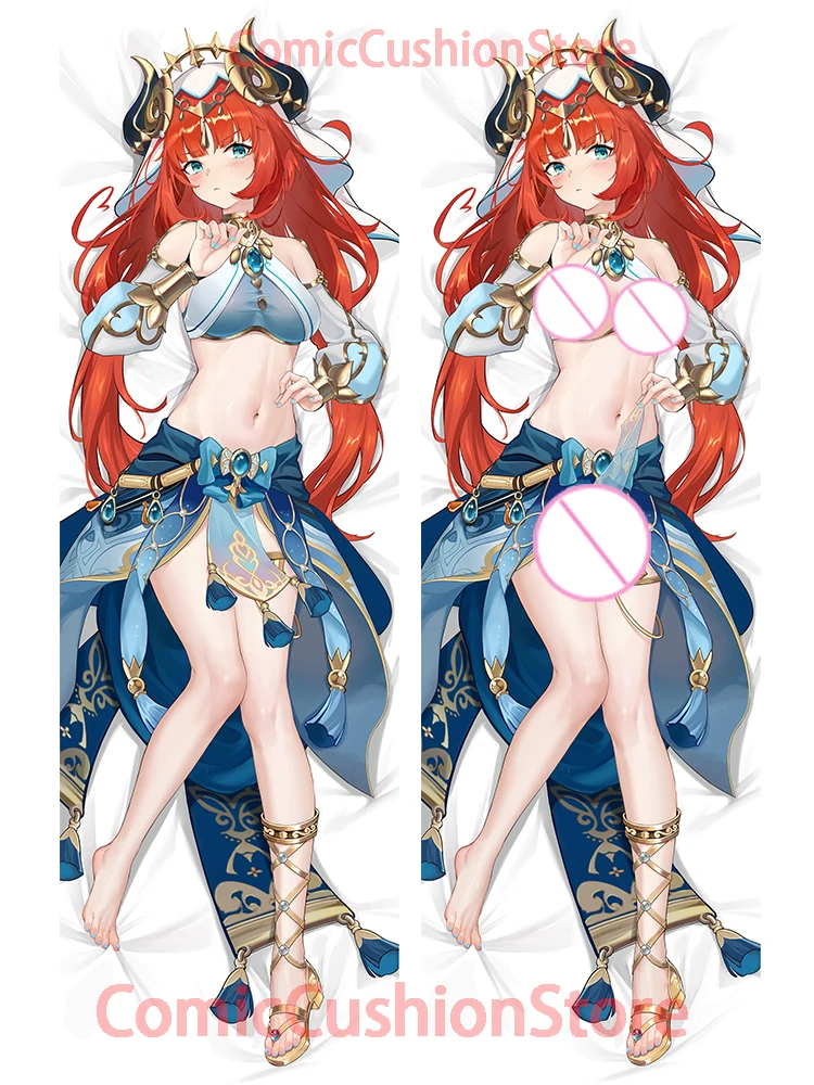 

Dakimakura anime Дакимакура аниме Nilou Genshin ударопрочная двухсторонняя подушка для тела в натуральную величину наволочка для взрослых