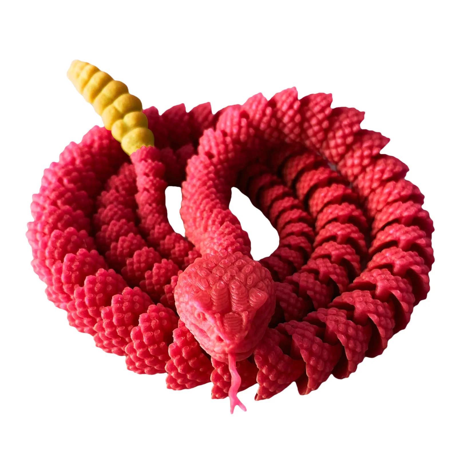 

Realistic Fake Snake 3D Printed Articulated Snakes Stimulate Curiosity DIY Creation Party Favor Rattlesnake Prank Toy Durable