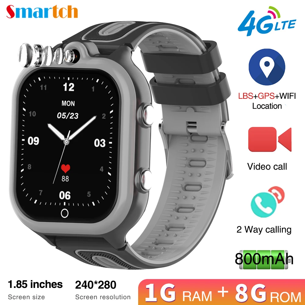 

Детские Смарт-часы с GPS, Wi-Fi, SOS, 800 мАч