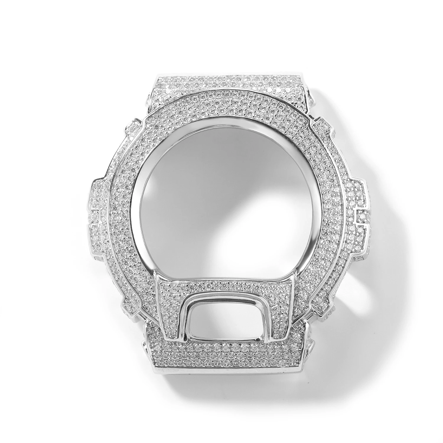 Комплект для модификации часов TBTK Iced Out Moissanite: ободок с инкрустацией для GA2100 DW6900, аксессуары для модификации часов в стиле Hip-Hop (art.: 3920dcacfda29) - 3920dcacfda29