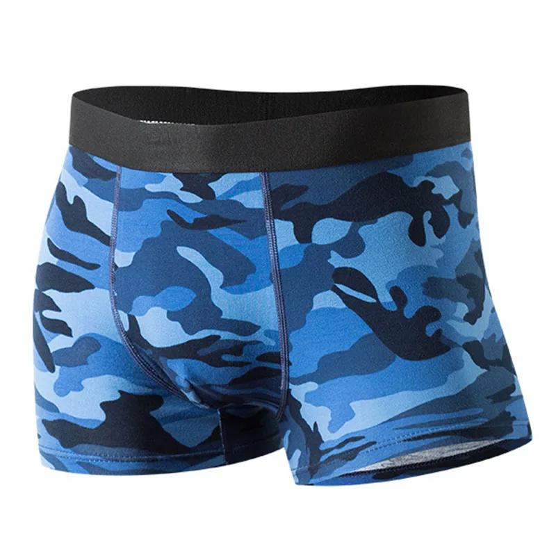 5PCS/ lot Boxer Homme Men Underwear Boxer for Man UnderWear Shorts Men Panties Underpants Breathable Camouflage Comfort Cotton