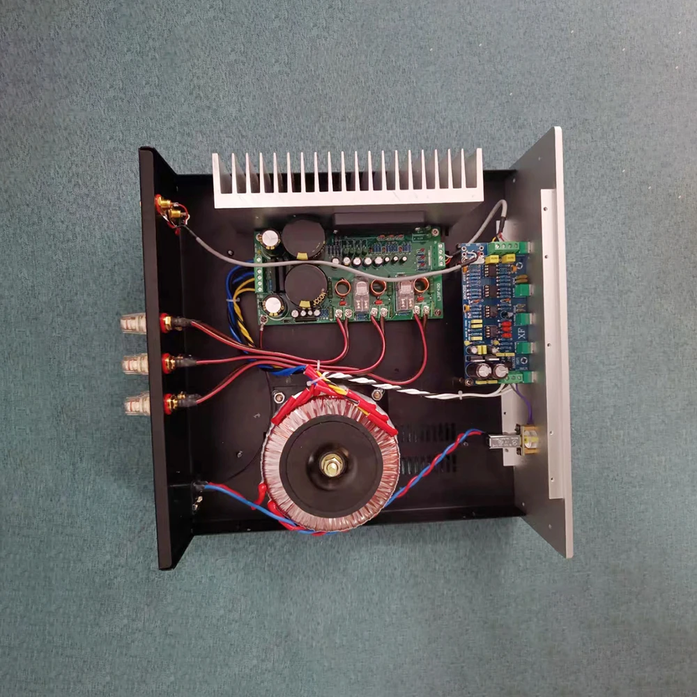 Трехканальный мощный усилитель STK413-430 Fever (stk413-420+2.1poa2604)32*32*10 см для толстой пленки 2