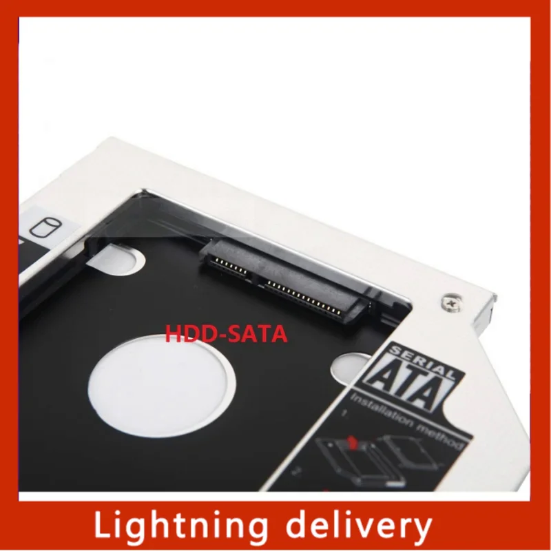 12 7 мм SATA 2nd HDD SSD жесткий диск Оптический корпус Caddy Рамка адаптер для Dell Inspiron N5030 N5050