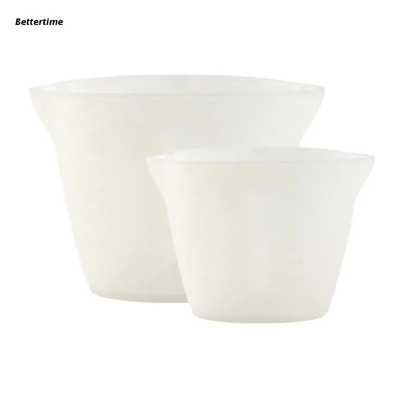 

B36D 250ml/500ml Handmade Silicone Measuring Cup for Resin Non-Stick Mixing Cups Glue Tools Precise Scale for Resin DIY Craft