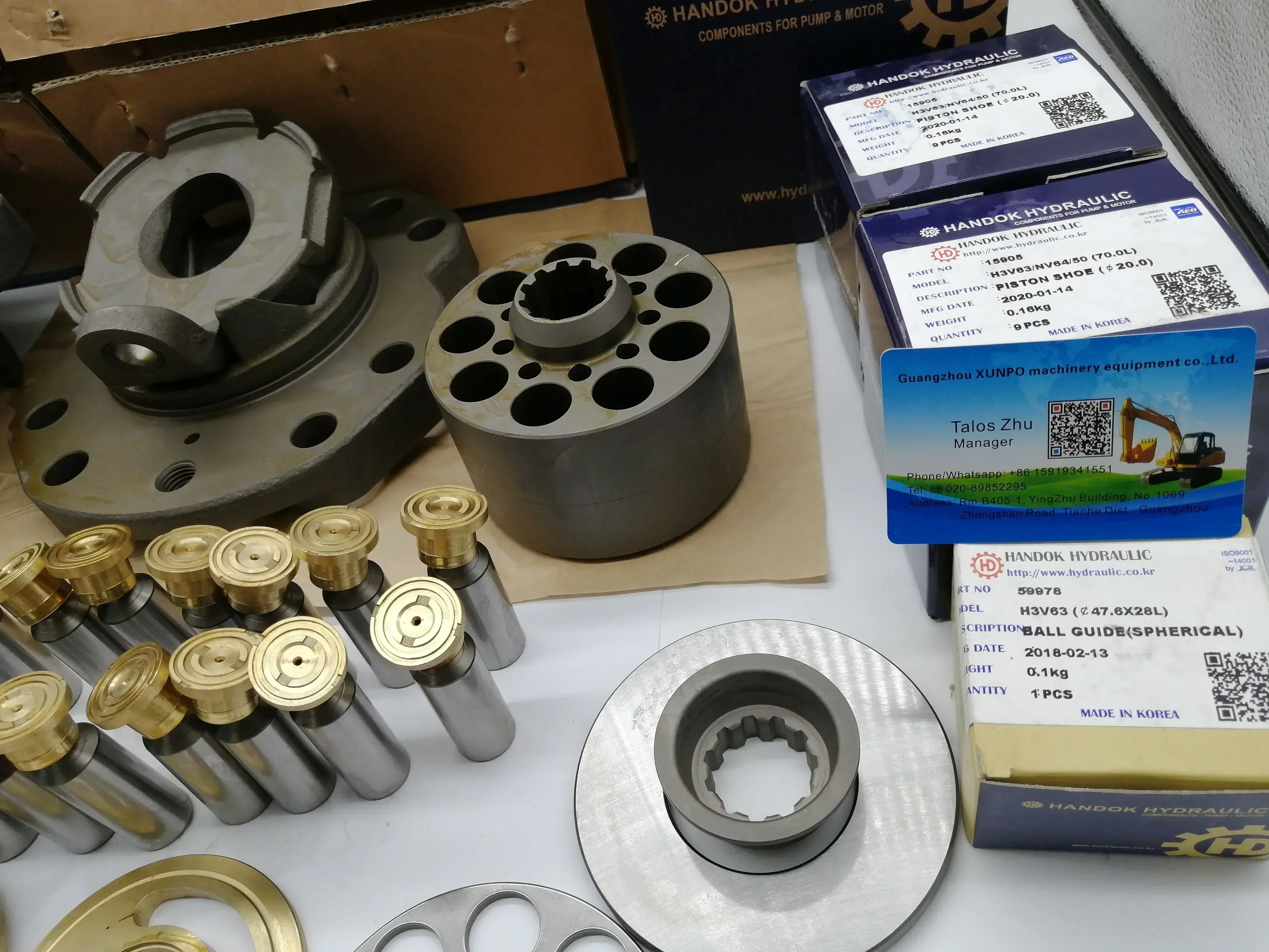 Для K3V63 K5V80 K3VL80 блок цилиндров гидравлического насоса набор пластин поршневой