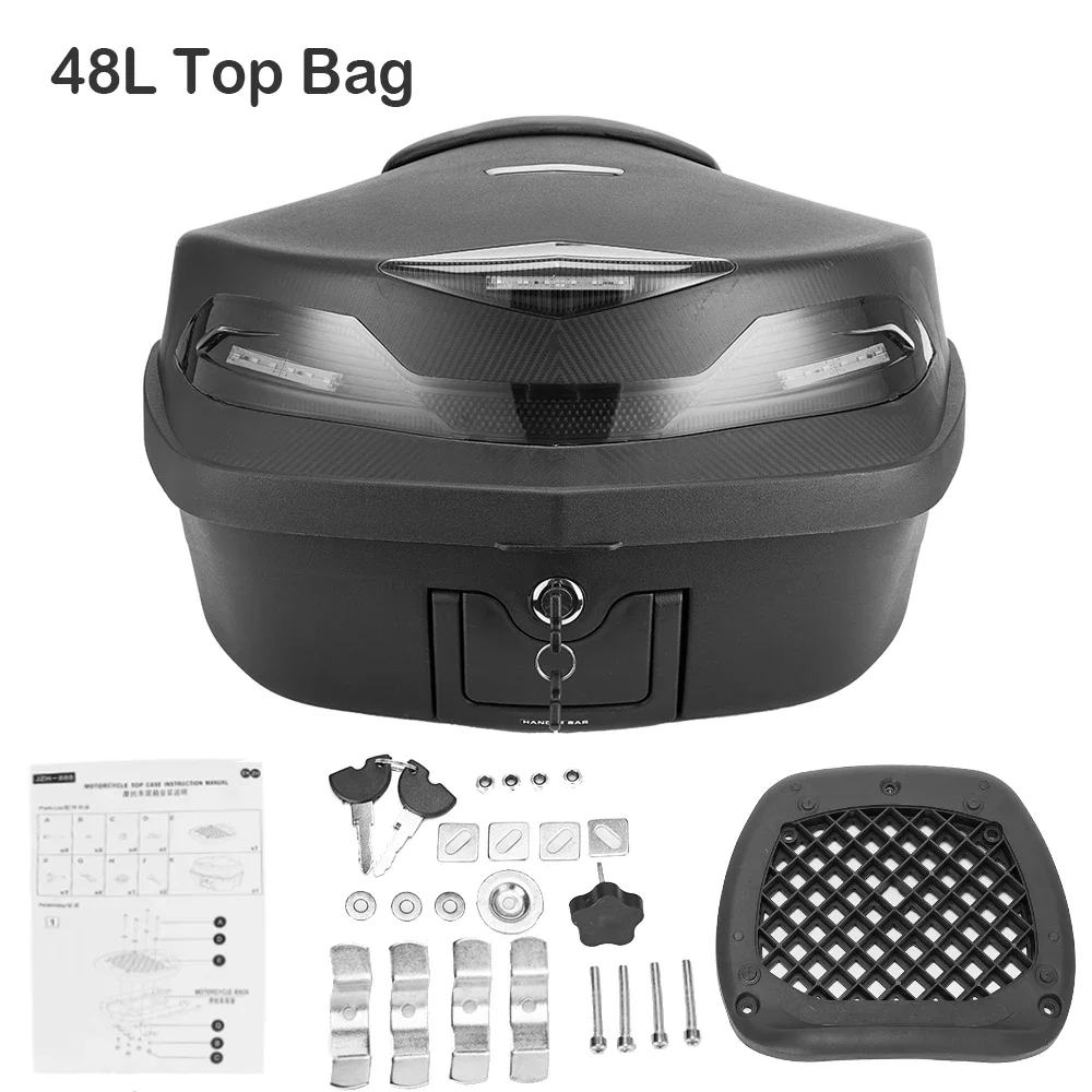 

Универсальная Боковая Сумка для мотоцикла 30L ABS водонепроницаемая сумка для инструментов для Honda Rebel 500 CMX500 для Rebel 1100 300 для сумки Yamaha