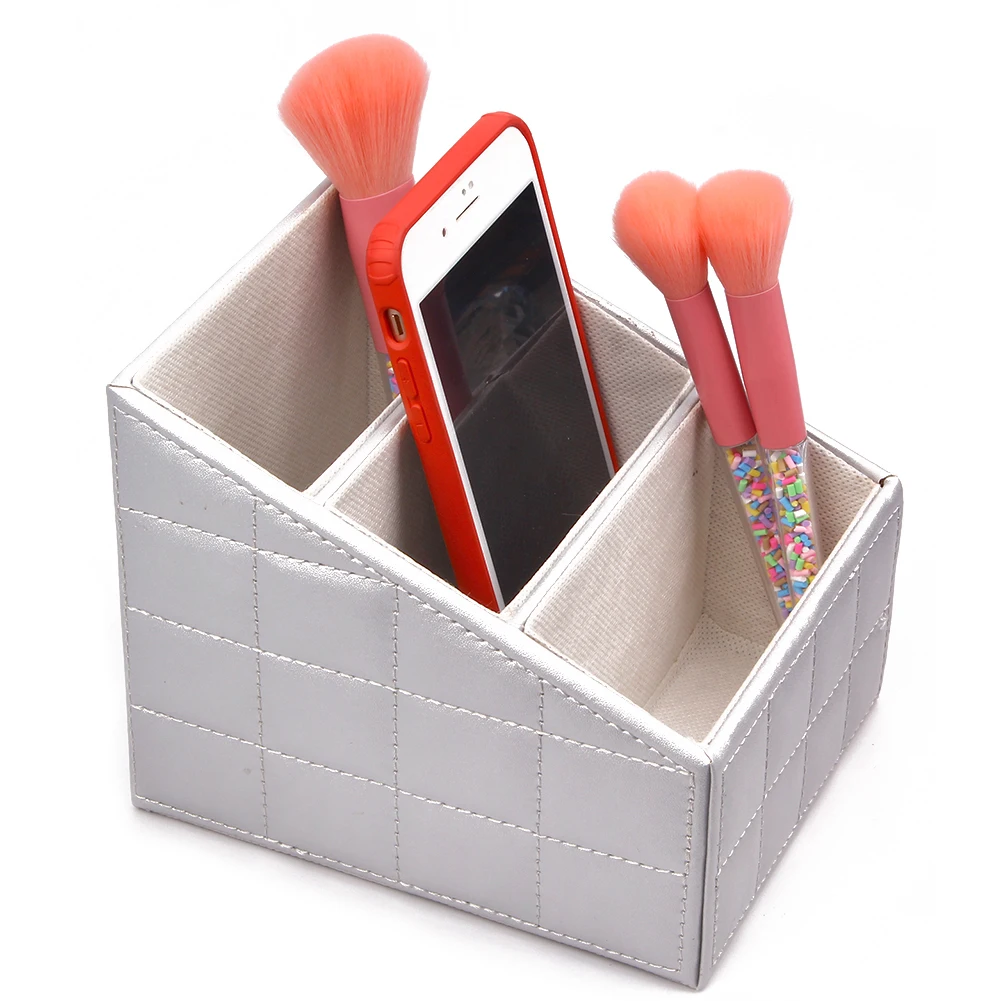 Держатель для пульта дистанционного управления, настольный органайзер с 3 отделениями для хранения ТВ и пультов дистанционного управления,...