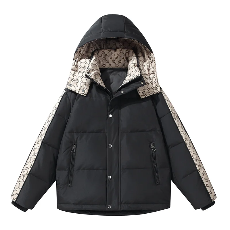Down Jacket Winter Short 2022 Men's Extra Thick Men's Matching Tooling Down Jacket Jacket Men's Wear Jackets for Men