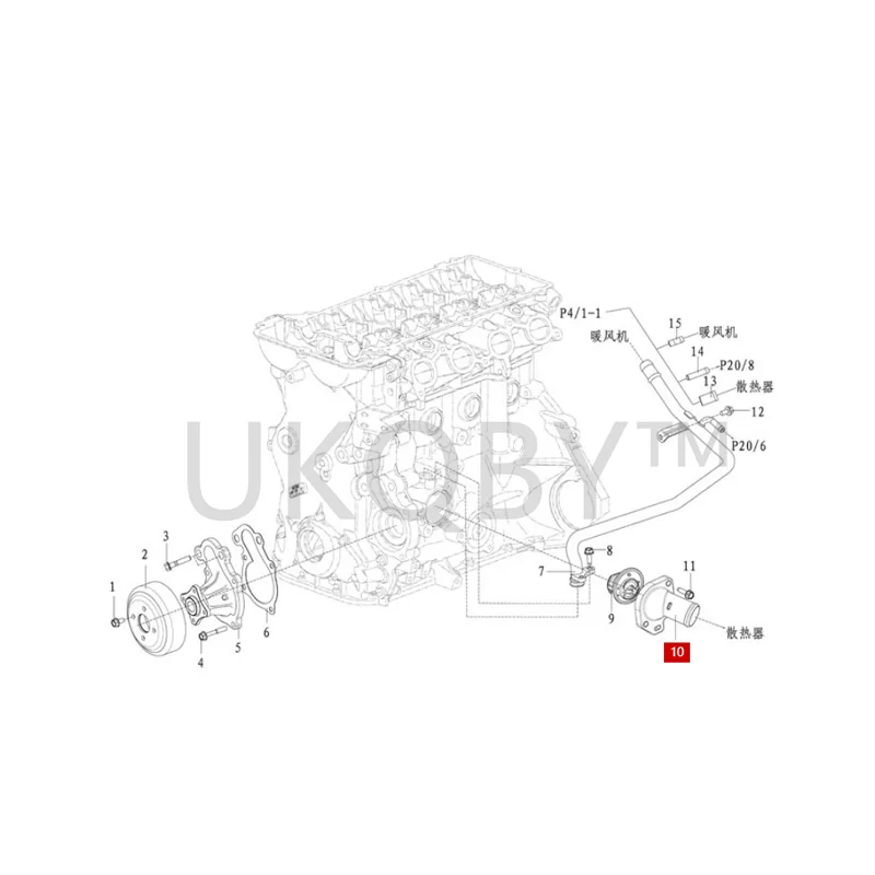 474Q15181 Подходит для термостата Ha im a Cupid. Крышка термостата.