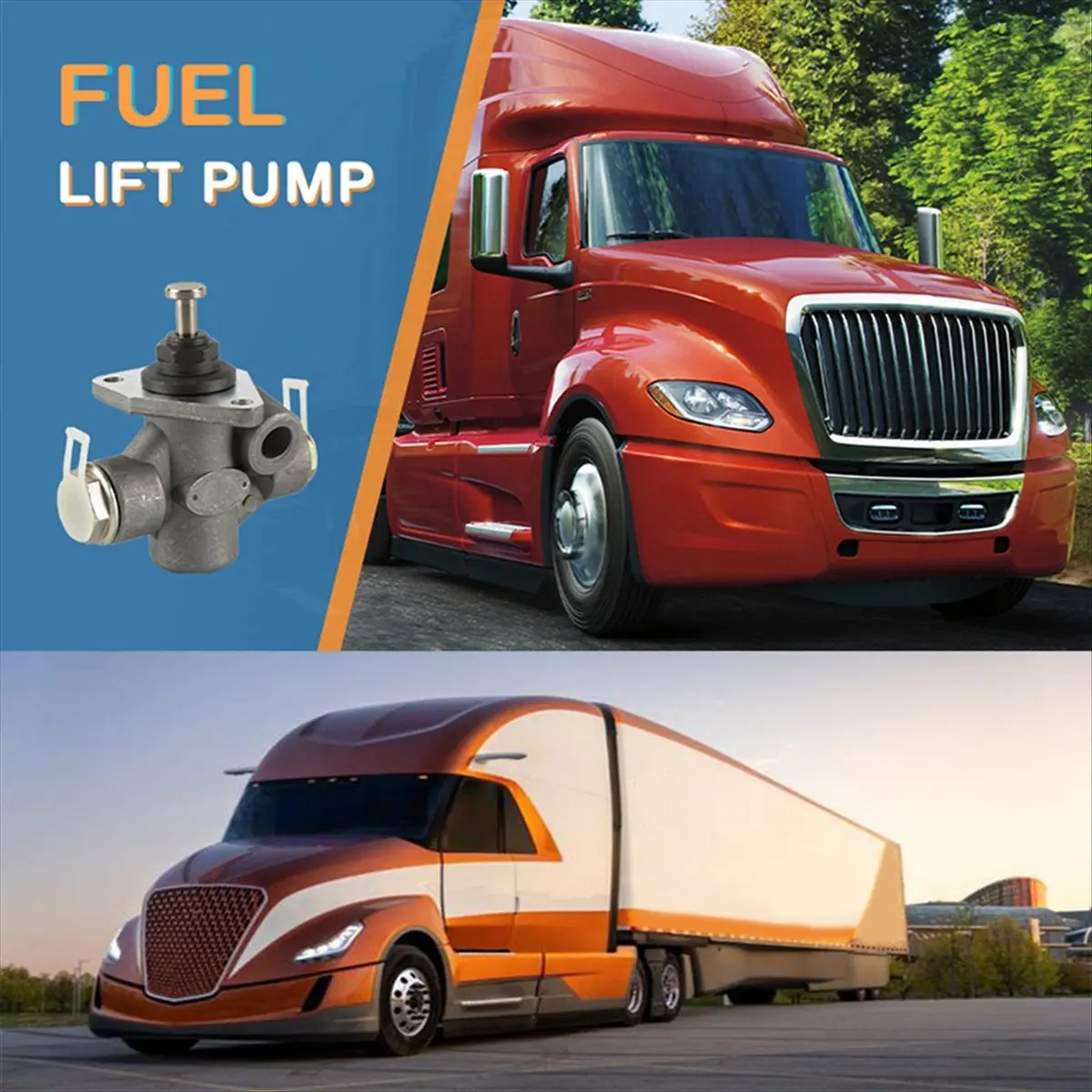 Фото # Топливный насос 31J (металлический) 1821233C91 для грузовиков International Navistar Maxxforce, автозапчасти и аксессуары №5