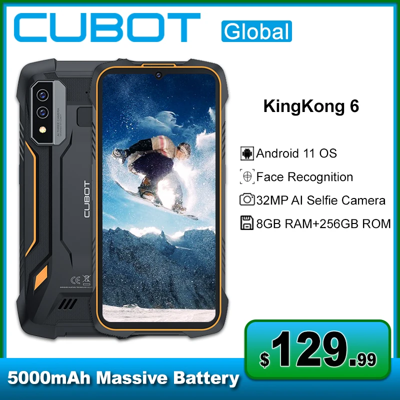 Cubot KingKong 6 Rugged Phone IP68&IP69K 6.088