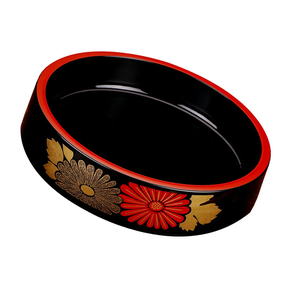 

1pc Useful Round Sushi Dish Seafood Storage Plate Sashimi Storage Plate