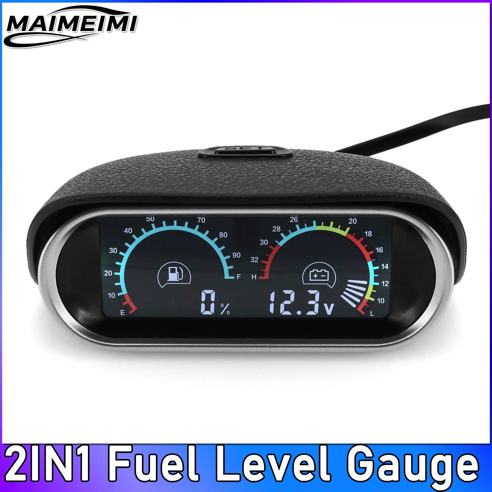 

Цифровой датчик уровня топлива + вольтметр 2в1 автомобильный счетчик уровня топлива 9-36 В тестер уровня масла для грузовика авто бак счетчик топлива 12 В