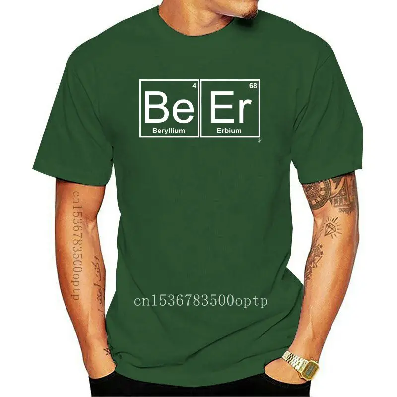 

Man Clothing New Periodic Table - Chemistry Of Beer Pub Pint Stag Mens T-Shirt Est Top TeesFashion Style Men Tee100% Cotton Clas
