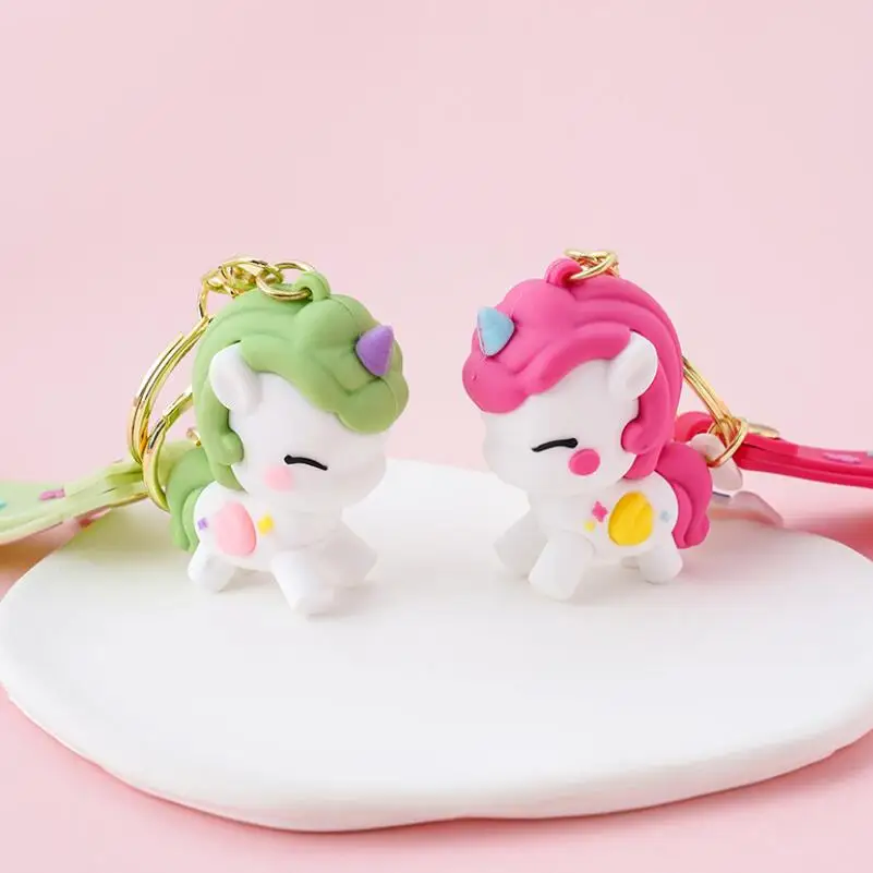 

Новинка 2022, милый мультяшный оригинальный милый брелок для ключей в виде единорога, красивый брелок для ключей в сумку, брелок для автомобил...