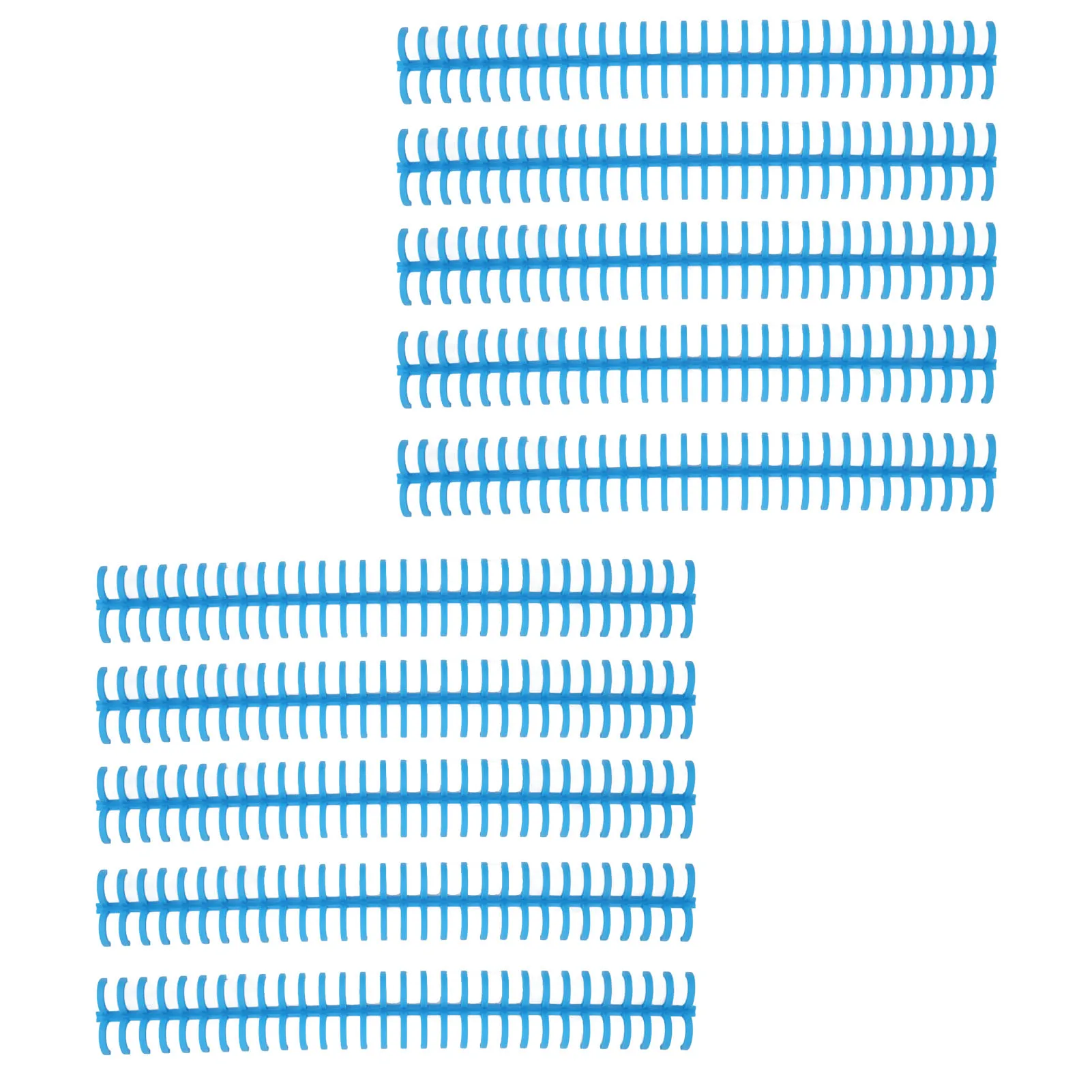 10 шт. Связывание шипов спирали катушки гребни 30 отверстий пластиковая полоса для