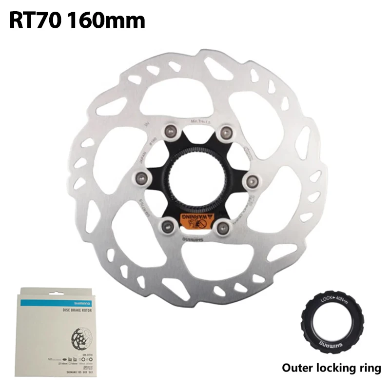 Ротор дискового тормоза Shimano SM-RT70 140 мм 160 мм с внешним креплением Center Lock, технология Ice, в коробке, японский. (art.: 3920da4e55a6e) - 3920da4e55a6e