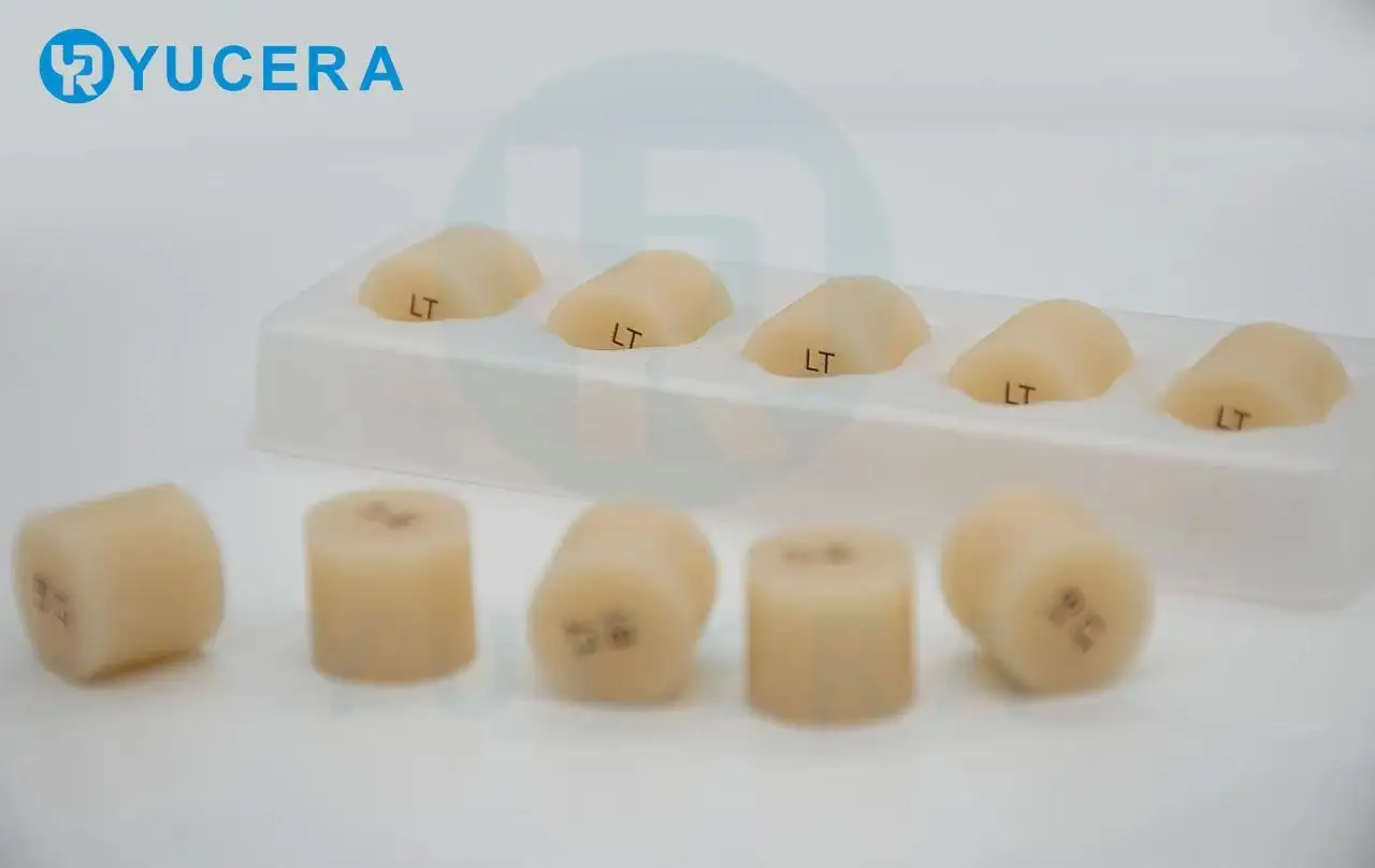 5 piecesIPS E.max Ingot Glass Ceramic Block And Lithium Disilicate For Press Ingot Lithium Disilicate Cad Cam