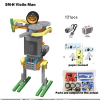 5m g electric ferris wheelviolin man battery case m motor pf compatible with legoeds building educational toy kit