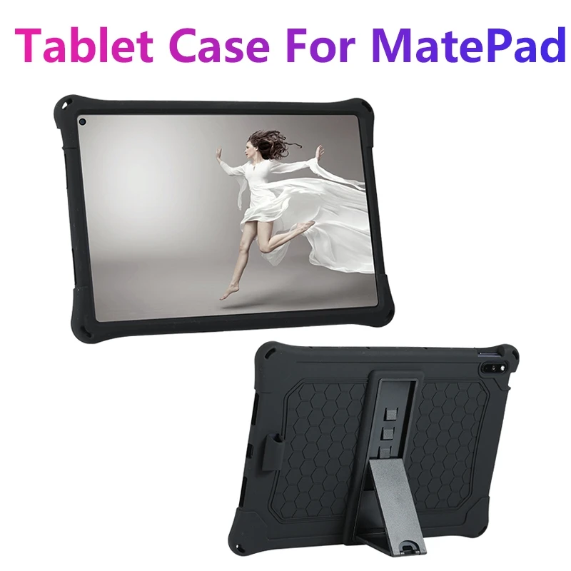 

Tablet Case For Huawei Matepad 10.4 Tablet Silicone Case Protective Case Anti-Drop Tablet Cover Tablet Stand With Pen