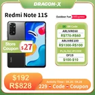 Глобальная версия смартфона Xiaomi Redmi Note 11S Helio G96 Octa Core 33W Pro Быстрая зарядка 108MP Quad Camera
