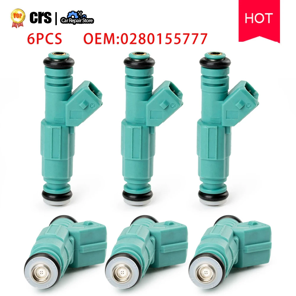 

6pcs Fuel Injector For Holden Commodore VP VR VG VN VX VY VL VQ VS VT VU V6 3.8L 0280155777 for Statesman VQ VR VS VT WH WK