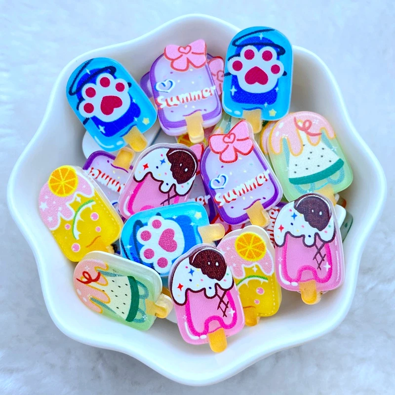 20 шт. детали для украшения волос из смолы 10-20 мм