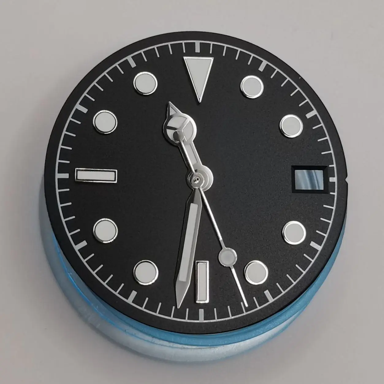 28.5MM Watch Dial Add Hands Fit NH35 Automatic Movement Green Luminous