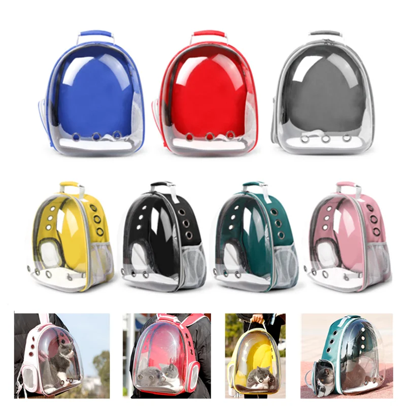 

Cat Carrier Bag Backpack Breathable Transparent Pet Carriers For Dog Cat Travel Small Pet Bags Plastic Puppy Carrier Backpack