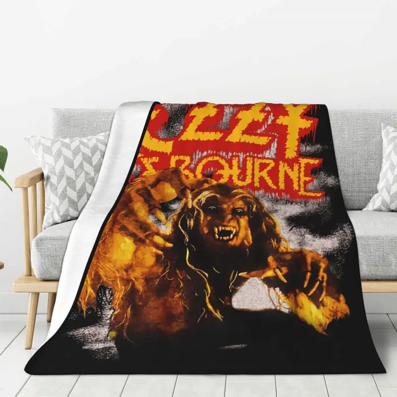 Теплое Флисовое одеяло принца темноты мягкая фланелевая из тяжелого металла для